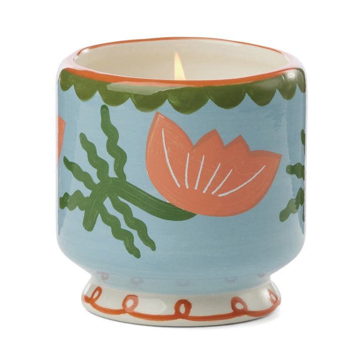 Paddywax: Adopo 8oz Ceramic Candle Cactus Flower