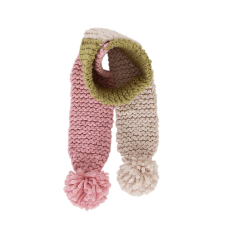 Acorn Kids: Forest Scarf Green and Pink