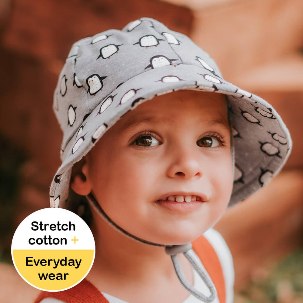Bedhead: Toddler Bucket Sun Hat Penguin