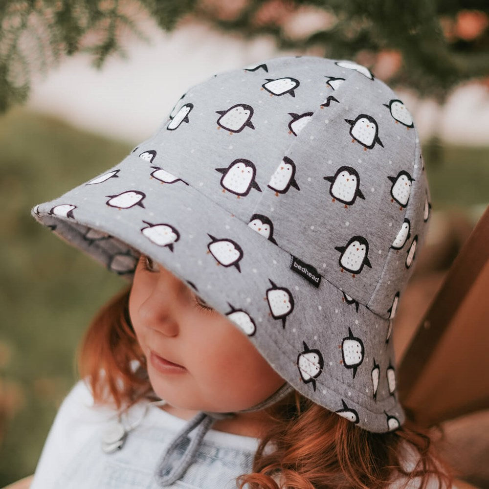 Bedhead: Toddler Bucket Sun Hat Penguin