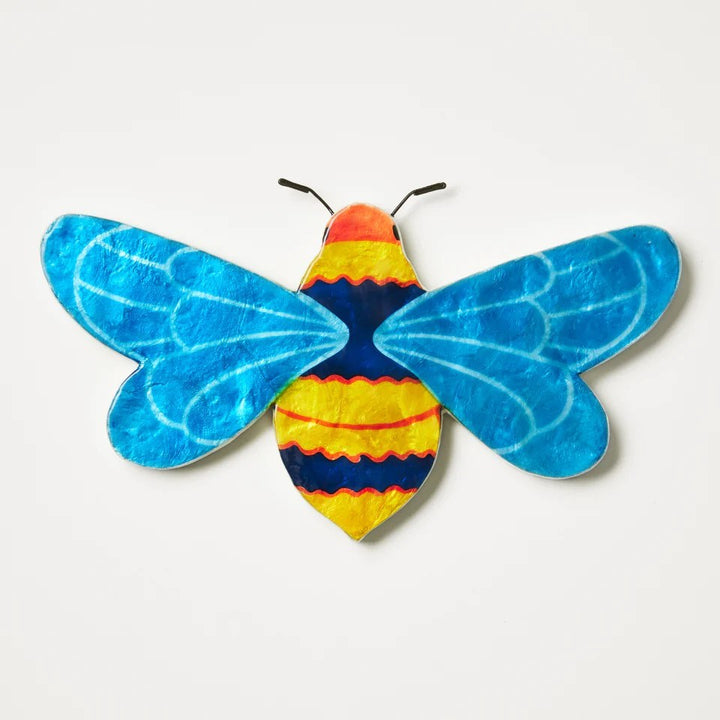 Jones & Co: Bee Blue Wall Art