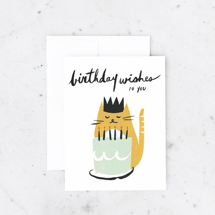 Idlewild Co: Greeting Card Kitty Wishes Birthday