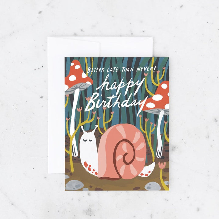Idlewild Co: Greeting Card Belated Snail