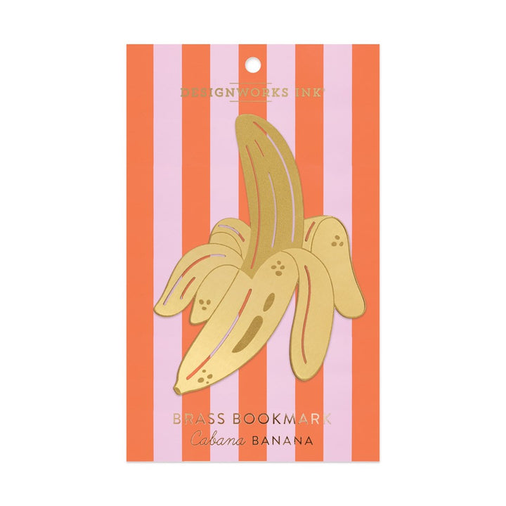 DesignWorks Ink: Brass Bookmark Cabana Banana