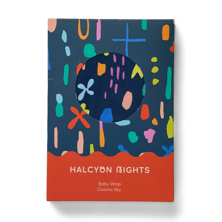 Halcyon Nights: Baby Wrap Cosmic Sky