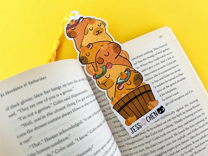 JESSTHECHEN: Capybara Stack Bookmark – Monsterthreads