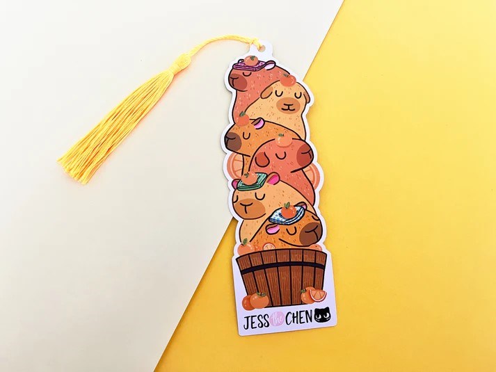 JESSTHECHEN: Capybara Stack Bookmark