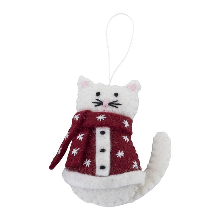 Christmas Ornament Decoration Cat Coat