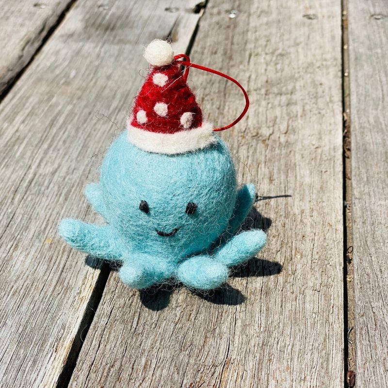 Pashom: Xmas Ornament Sea Creature Octopus Hat