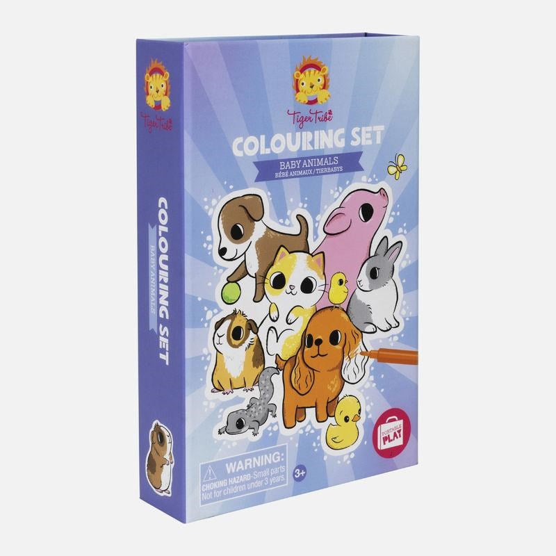 Tiger Tribe: Colouring Set Baby Animals