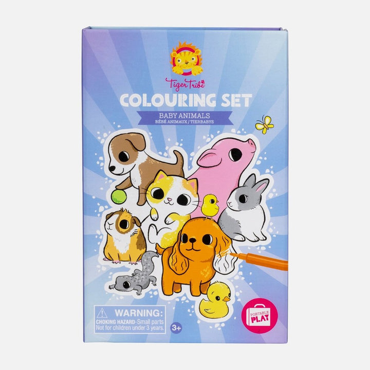 Tiger Tribe: Colouring Set Baby Animals