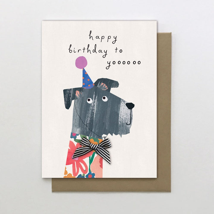 Stop the Clock: Greeting Card Dotty Happy Birthday To Yoooooo Dog