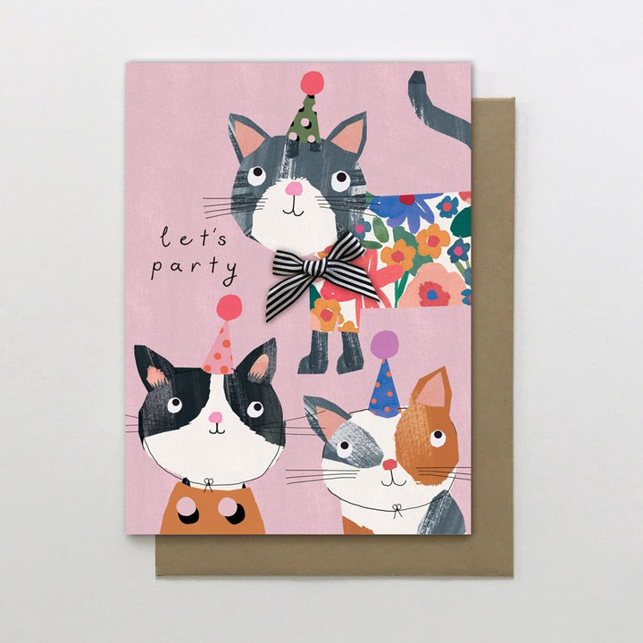 Stop the Clock: Greeting Card Dotty Lets Party Cats
