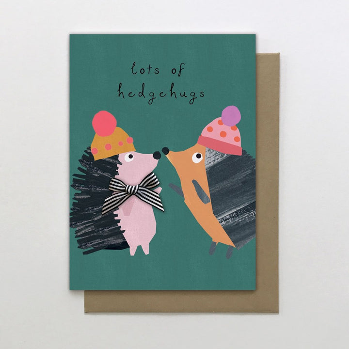Stop the Clock: Greeting Card Dotty Lots of Hedgehugs