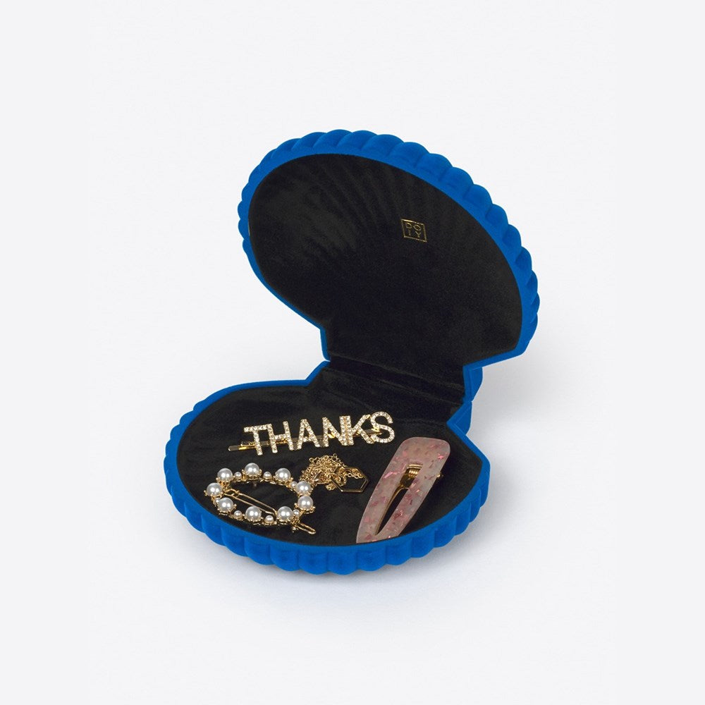 Doiy: Shell Jewelry Box Blue
