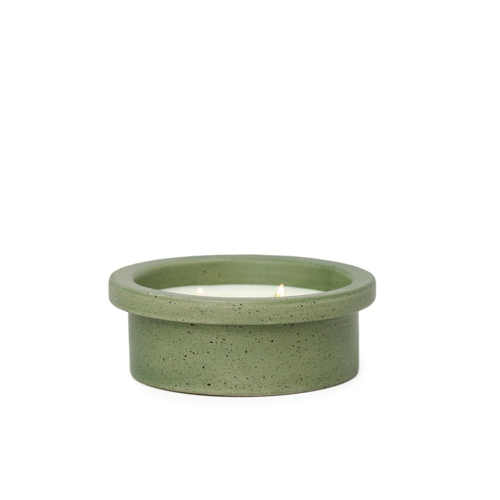 Paddywax: Folia 5oz Matte Speckled Ceramic Candle Emerald Thyme & Olive Leaf