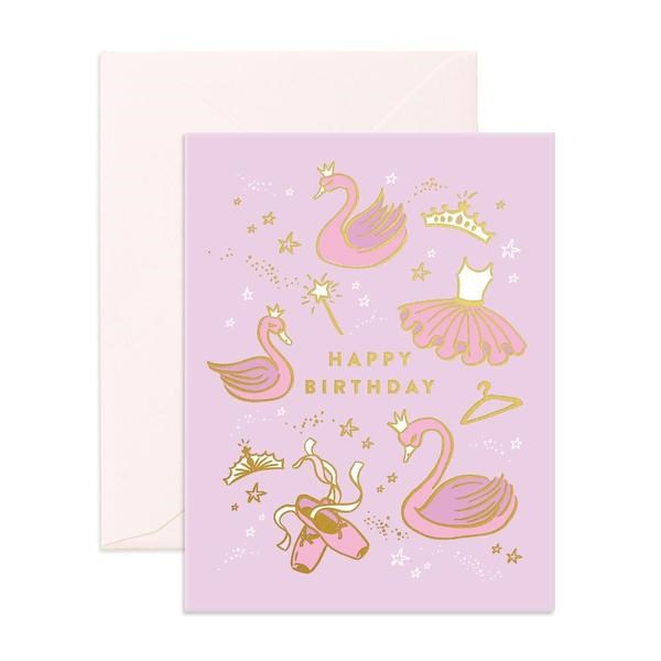 Fox & Fallow: Greeting Card Happy Birthday Ballet