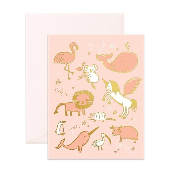 Fox & Fallow: Greeting Card Magical Baby Animals