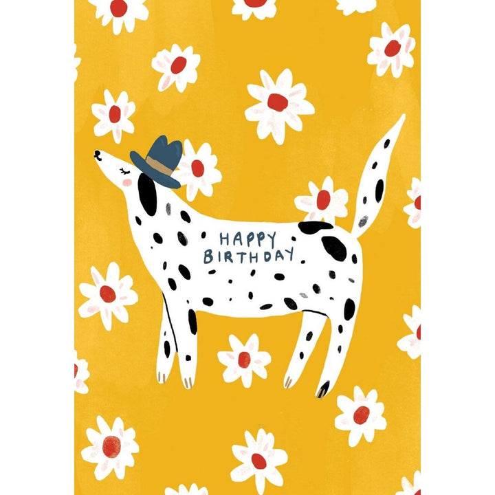 Roger la Borde: Greeting Card Happy Birthday Spotty Dog