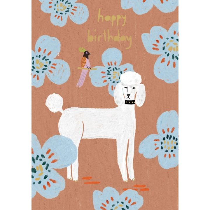 Roger la Borde: Greeting Card Happy Birthday Poodle