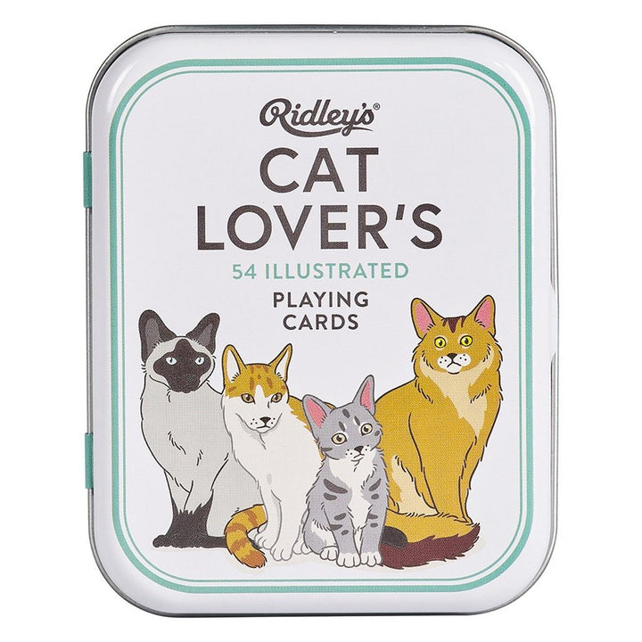 Ridley's: Cat Lovers Playing Cards White
