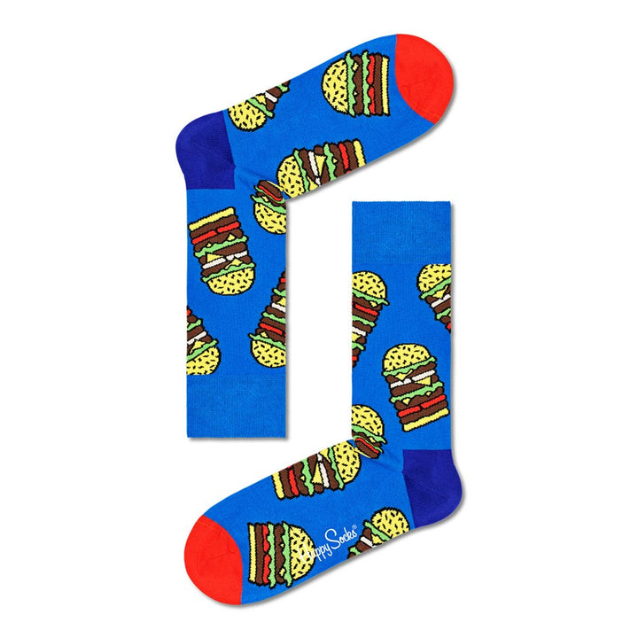 Happy Socks: Burger Blue