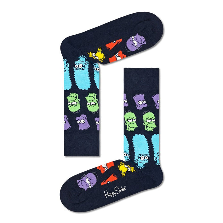 Happy Socks: The Simpsons Rainbow Family Navy