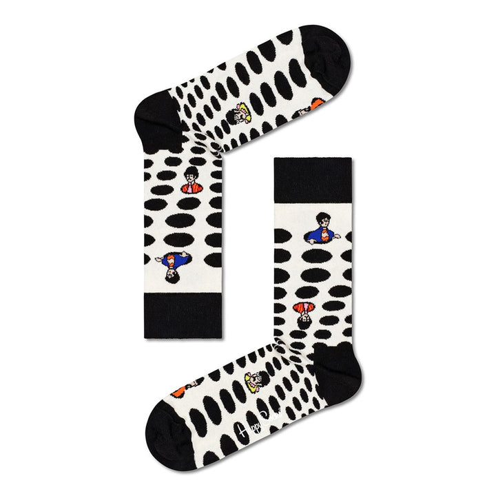 Happy Socks: Beatles Dots Black White