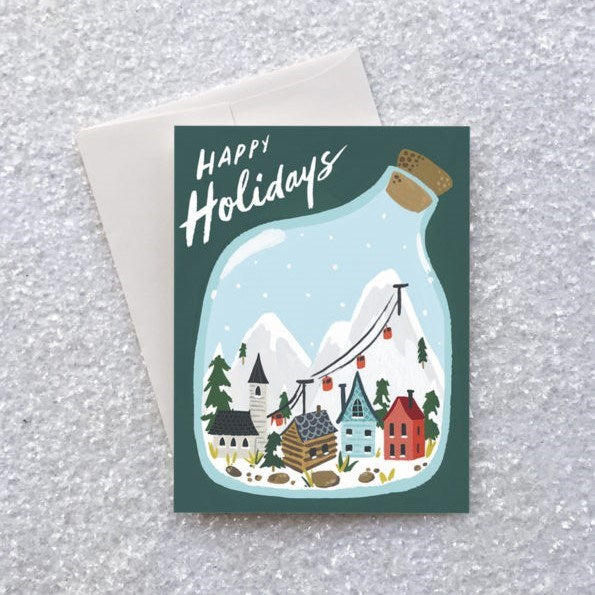 Idlewild Co: Christmas Card Village Terrarium