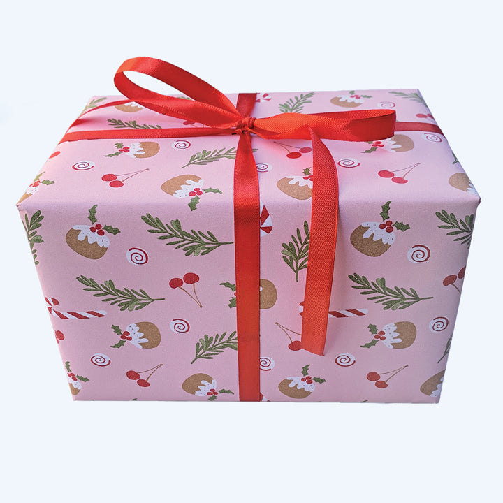 Gift Wrapping Christmas Pudding
