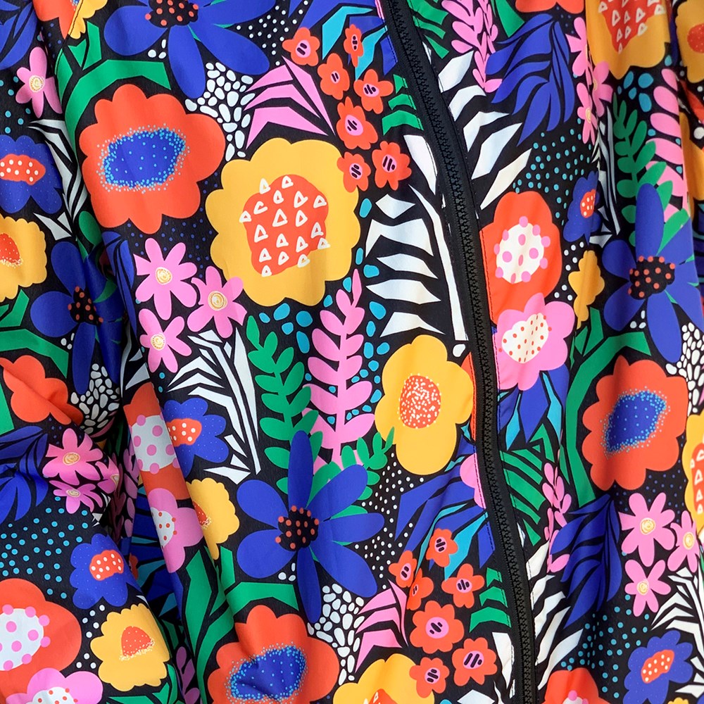 Raincoat: Flower Collage