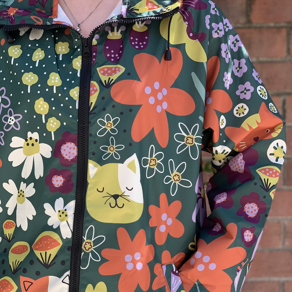 Raincoat: Peakaboo Cats