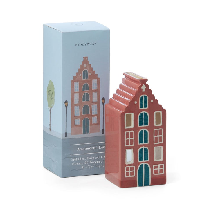 Paddywax: No. 02 Amsterdam House Style Incense & Tea Light Holder