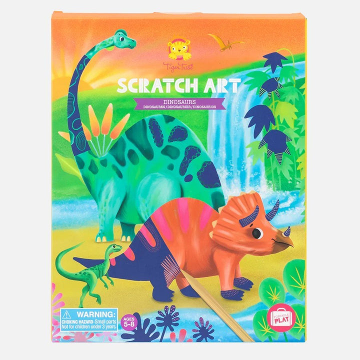 Tiger Tribe: Scratch Art Dinosaurs