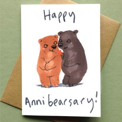 Jo Clark Design: Greeting Card Happy Annibearsary