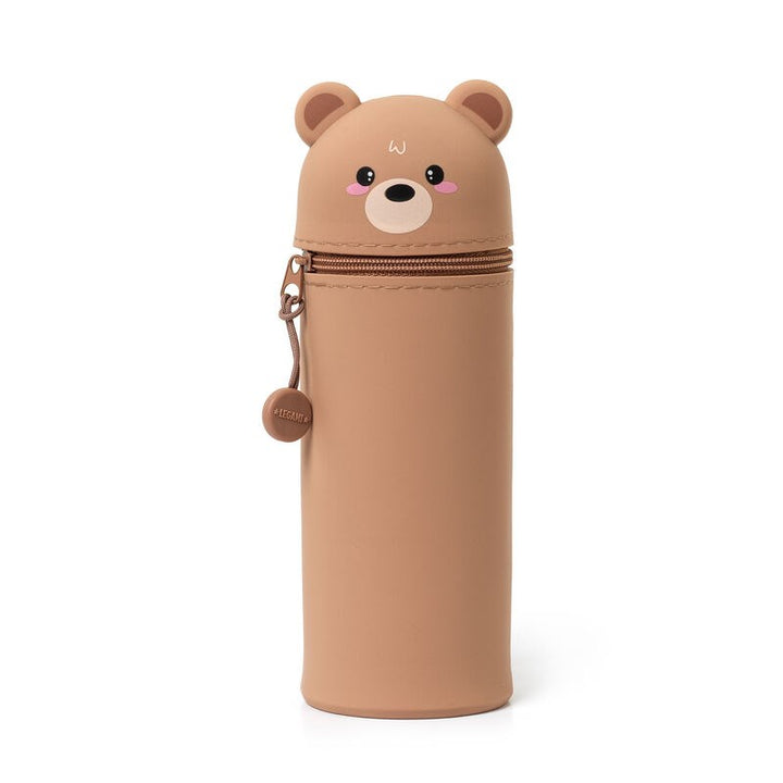 Legami: Kawaii 2 ­in 1 Soft Silicone Pencil Case ­Teddy Bear