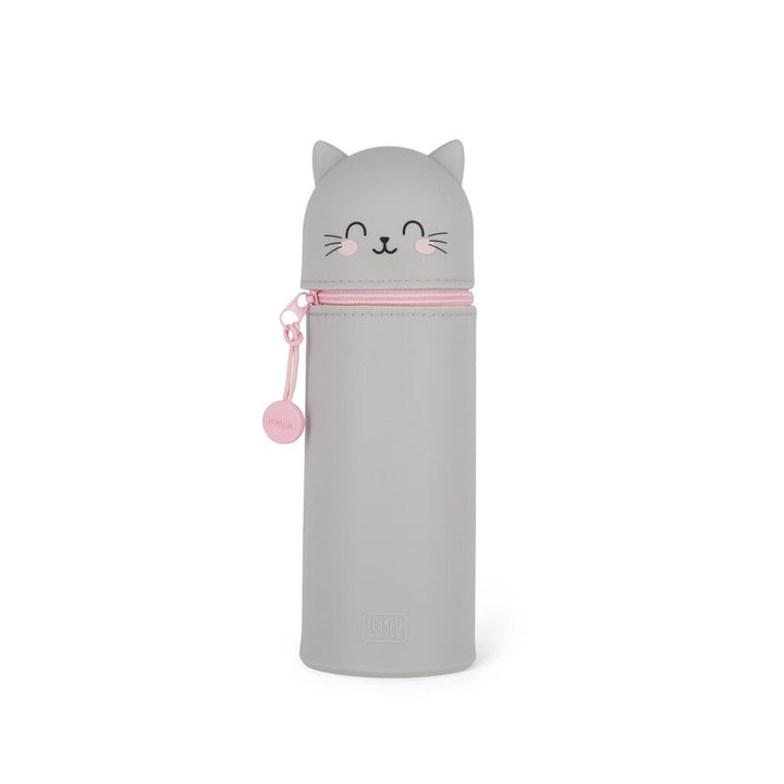Legami: Kawaii 2 in 1 Soft Silicone Pencil Case Kitty Cat