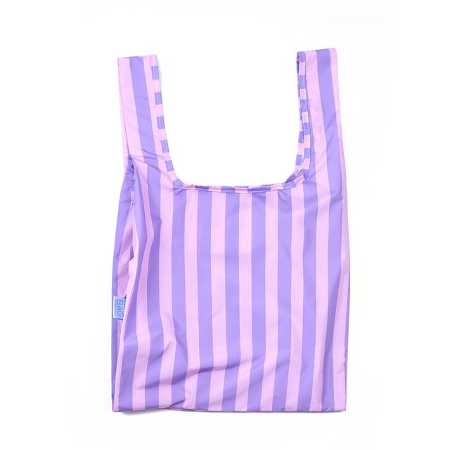 Kind Bag: Reusable Bag Medium Purple Stripes
