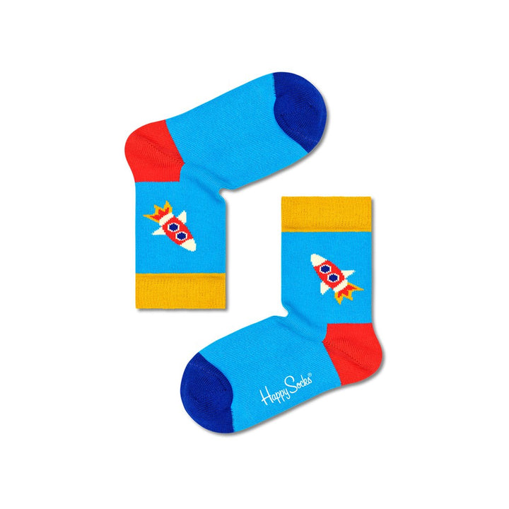 Happy Socks: Kids Rocket Light Blue