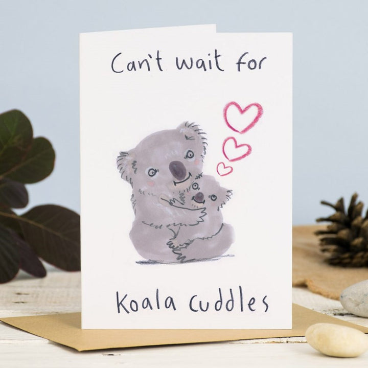 Jo Clark Design: Greeting Card Cant Wait for Koala Cuddles