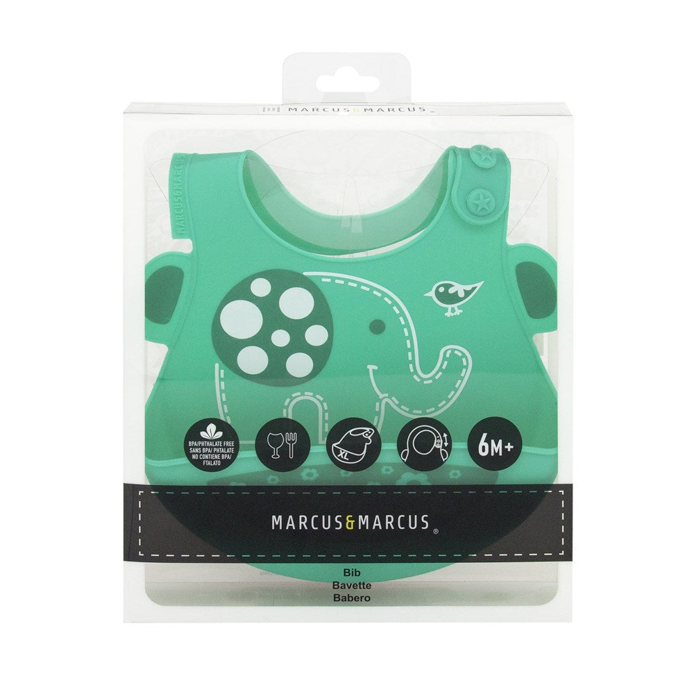 Marcus & Marcus: Bib Green Elephant Ollie