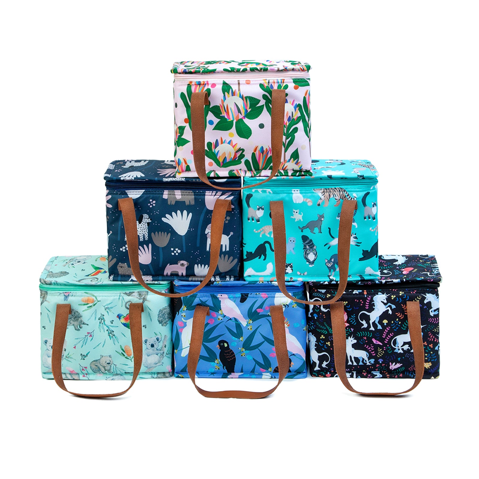 Lunch Box Bag: Unicorns