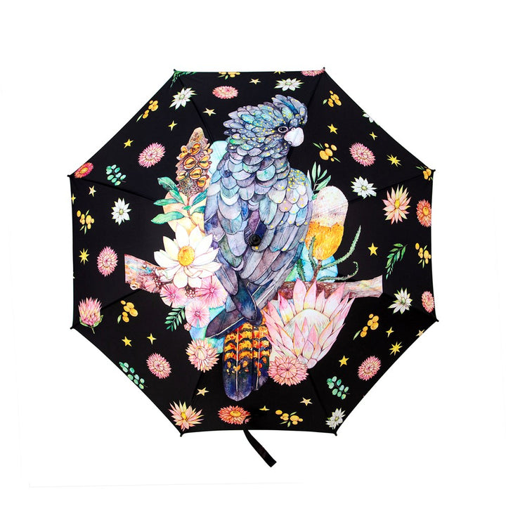 Umbrella: Black Cockatoo