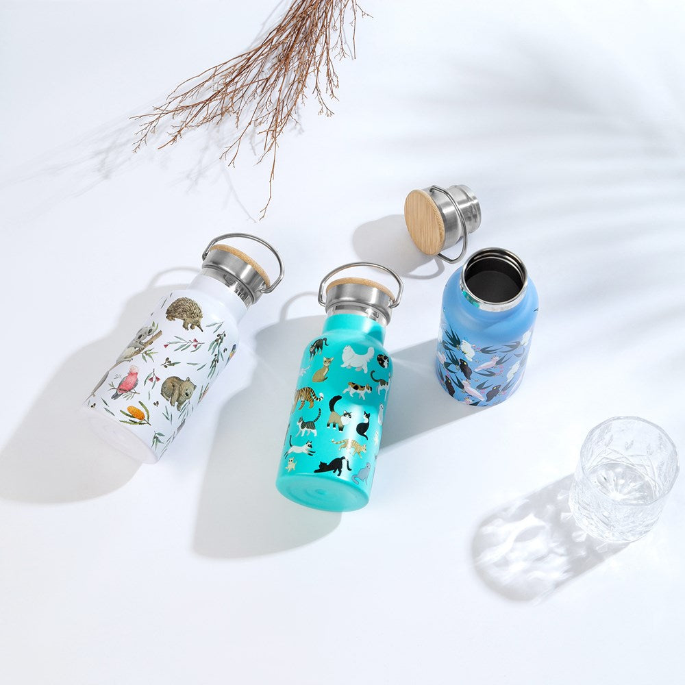 Water Bottle: Clowder of Cats 300ml