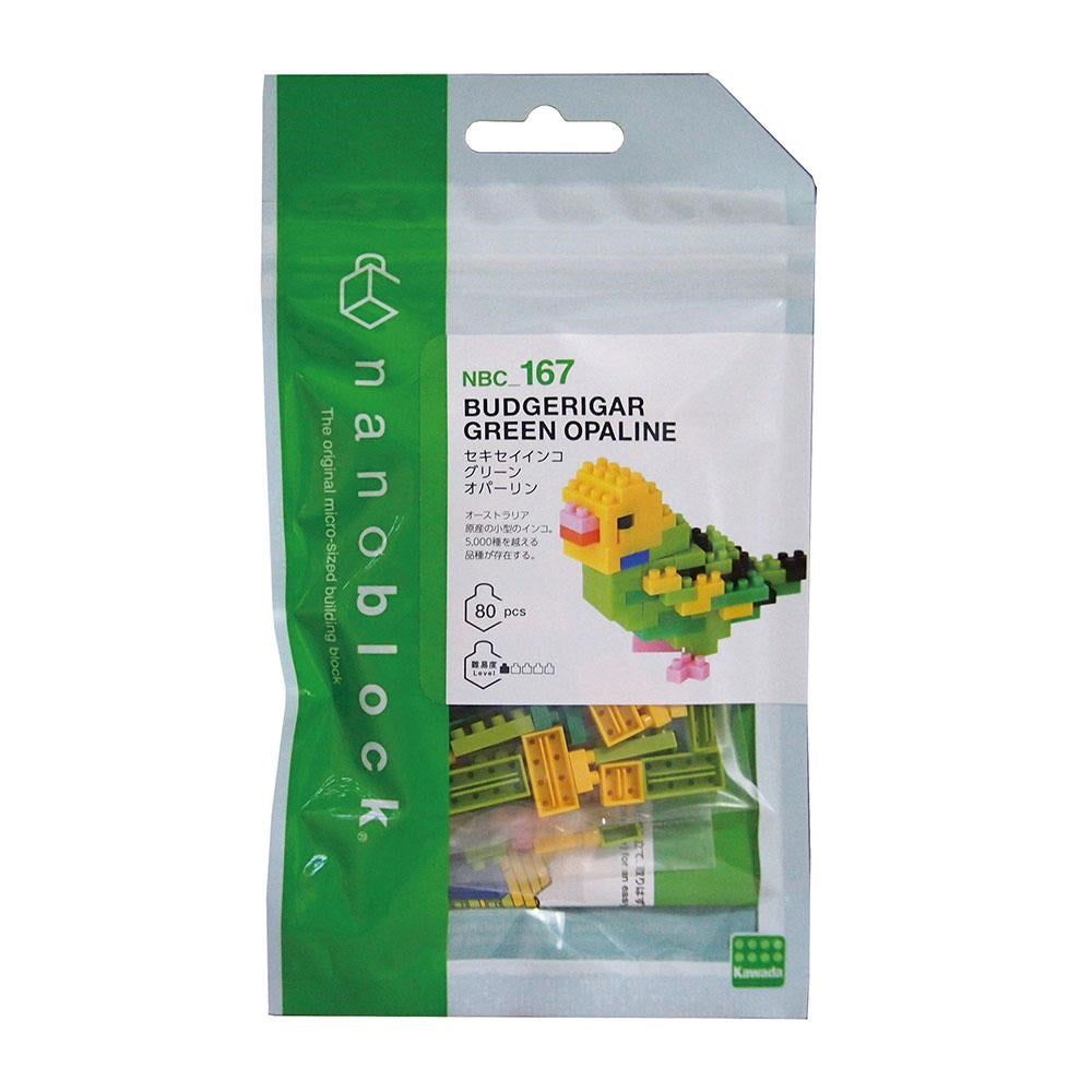 Nanoblock: Budgerigar Green Opaline