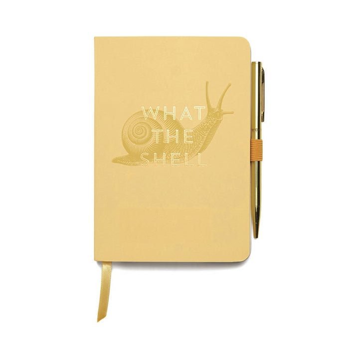 DesignWorks Ink: Vintage Sass Notebook with Pen - What The Shell
