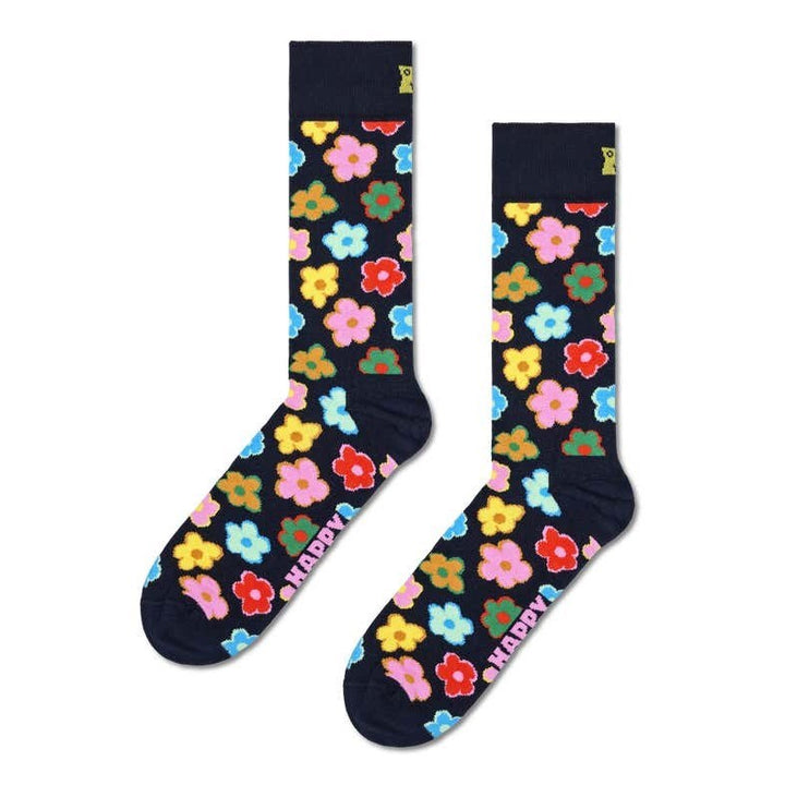 Happy Socks: Flower Black SM