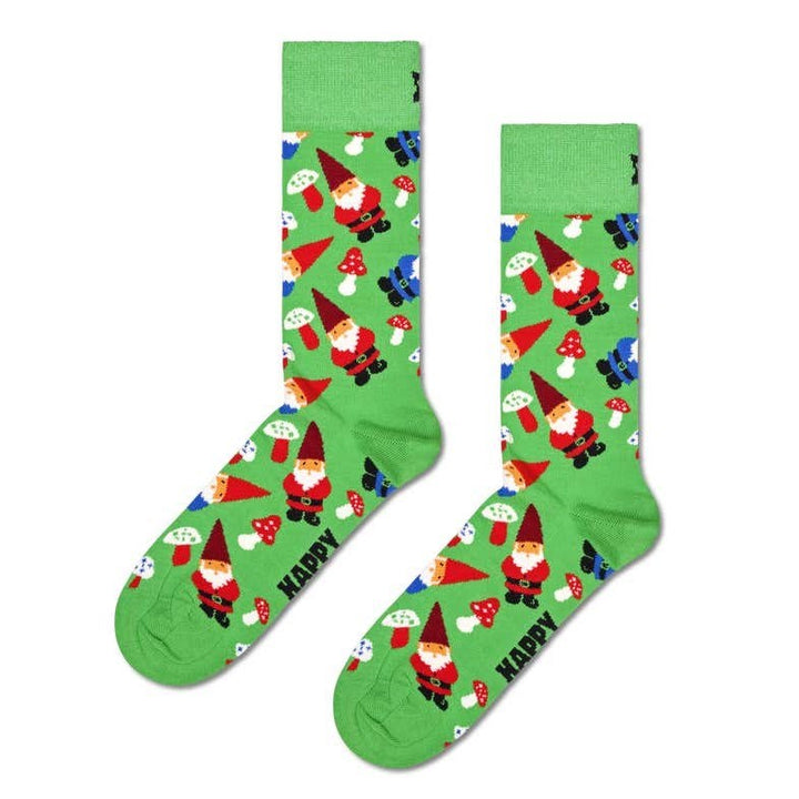 Happy Socks: Christmas Gnome Green