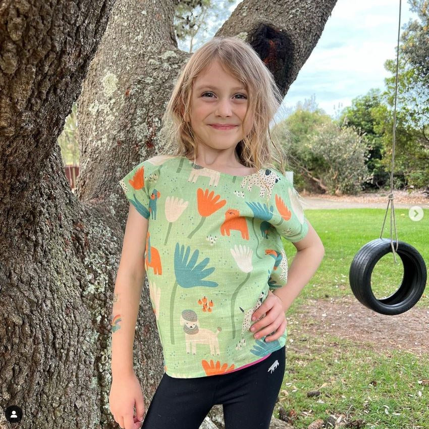 Parisian Dogs Kids Top