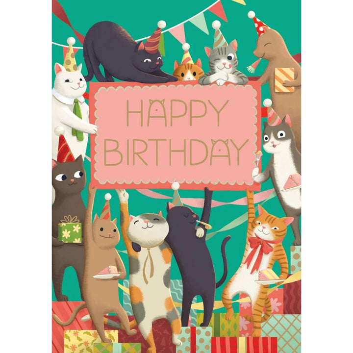 Roger la Borde: Greeting Card Party Cats